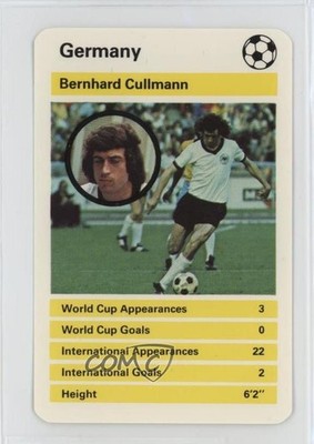 1978 Dubreq Top Trumps World Cup '78 Bernhard Cullmann 0q3