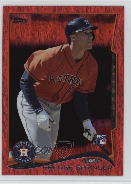 2014 Topps Update Red Hot Foil George Springer #US-10 0u38