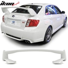 Sti Style Trunk Spoiler Lip Painted 37j White 3pc Fits 08-14 Subaru Impreza Wrx Sti Style Trunk Spoiler Lip Painted 37j White 3pc Fits 08-14 Subaru Impreza Wrx