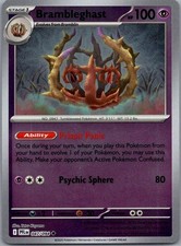 Pokemon 2025 ME02: Phantasmal Flames Card #47 Brambleghast Reverse Holo
