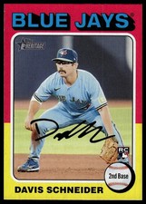 2024 Topps Heritage #425 Davis Schneider RC