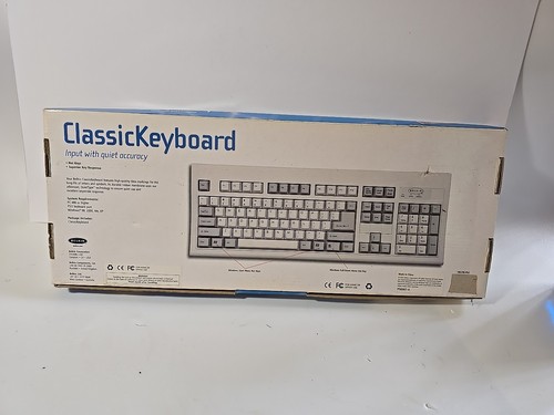 Vintage White Belkin USB Keyboard Classic Keyboard F8E206-PS2 - 第 2/3 張圖片