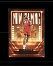 2023-24 Hoops Now Playing #9 Cam Whitmore Houston Rockets RC