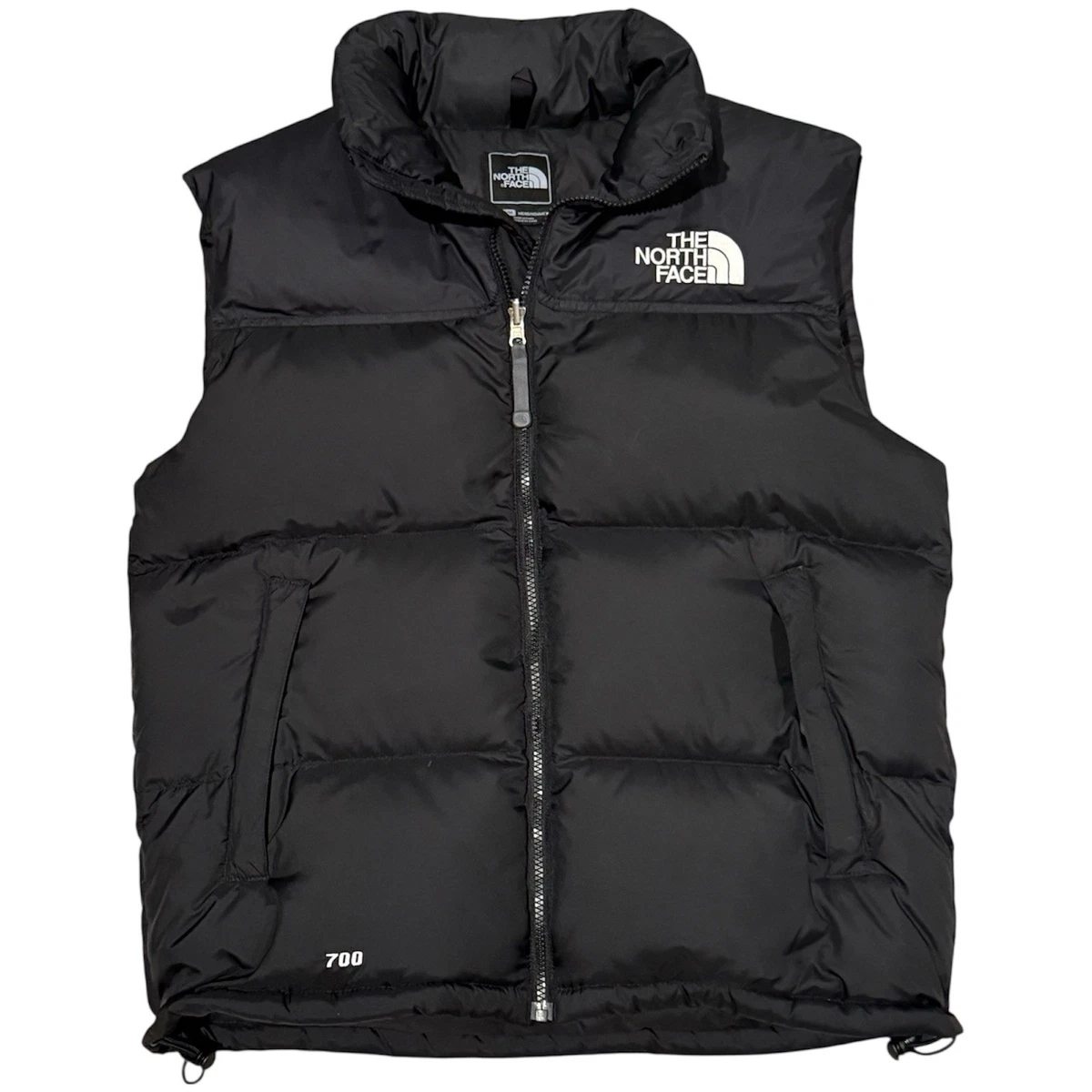 THE NORTH FACE◇NUPTSE VEST_ヌプシベスト/XL/ナイロン/BLK 日本未 