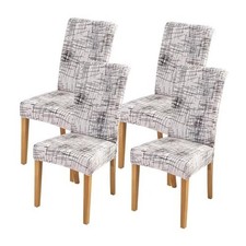 Chair Covers for Dining Chairs Set of 4,Stretch Dining Room Pack of 4 Beige