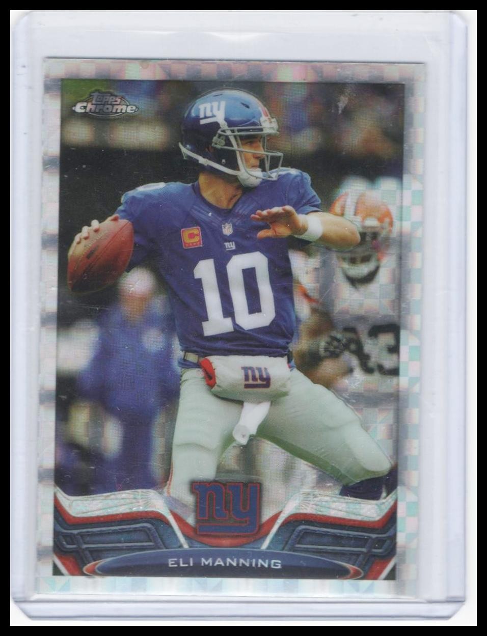 2013 Topps Chrome - Eli Manning - Xfractors