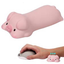 Small Cute Cartoon Mouse Pad, Mouse Pad with Ergonomic Wrist Rest Support, Of...