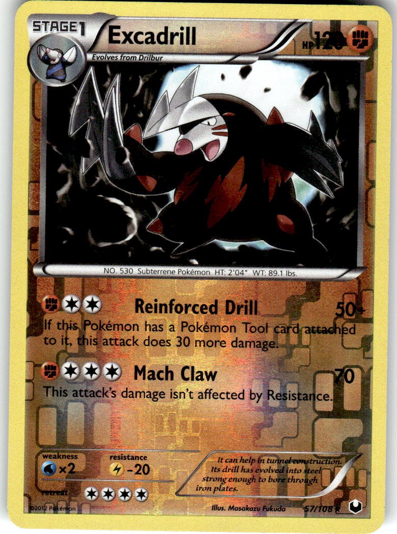 Excadrill (57) Rare Dark Explorers 57/108 LP
