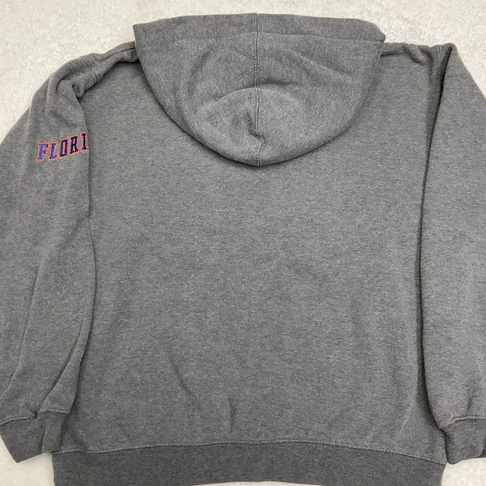 UNIVERSITY FLORIDA GATORS Gray Hoodie Sweatshirt Athletics Football Basketball - Image 2 of 4