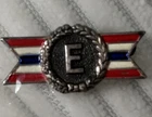 US WW2 Army Navy Excellence Military Service Production Award Vtg Sterling Pin