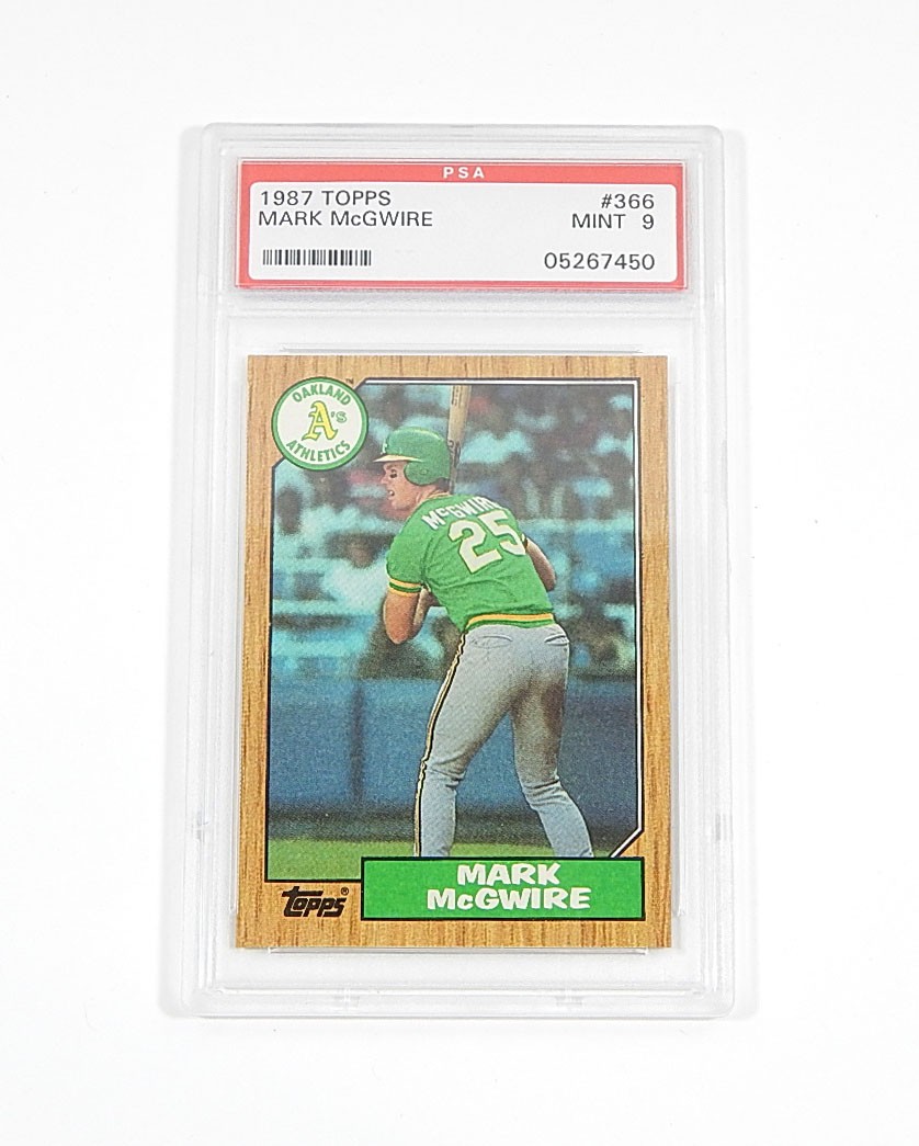 1987 Topps Mark McGwire RC #366 PSA 9