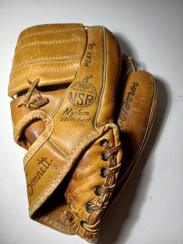 1960s Old Vintage Steve Boros Baseball Glove Detroit Tigers Cincinnati Reds USA - Picture 20 of 24