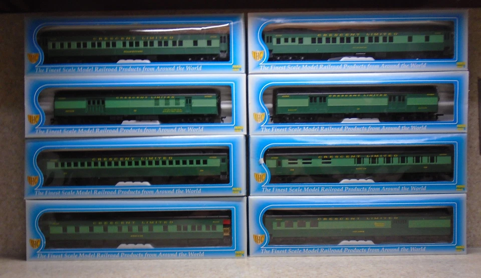 Juego de tren IHC Southern Crescent HO con locomotora M9924 y 8 vagones #49630 - #49637 Foto 2 de 4