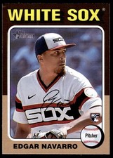 2024 Topps Heritage Edgar Navarro Chicago White Sox #362