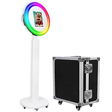 iPad Photo Booth Stand Shell Selfie Machine RGB Ring Light  for Wedding