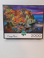 Buffalo Games Cinque Terre Italy 2000 Piece Jigsaw Puzzle Brand New Sealed 