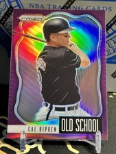 Cal Ripken 2021 Panini Prizm Old School PURPLE PRIZM #OS-9 Baltimore Orioles HOF