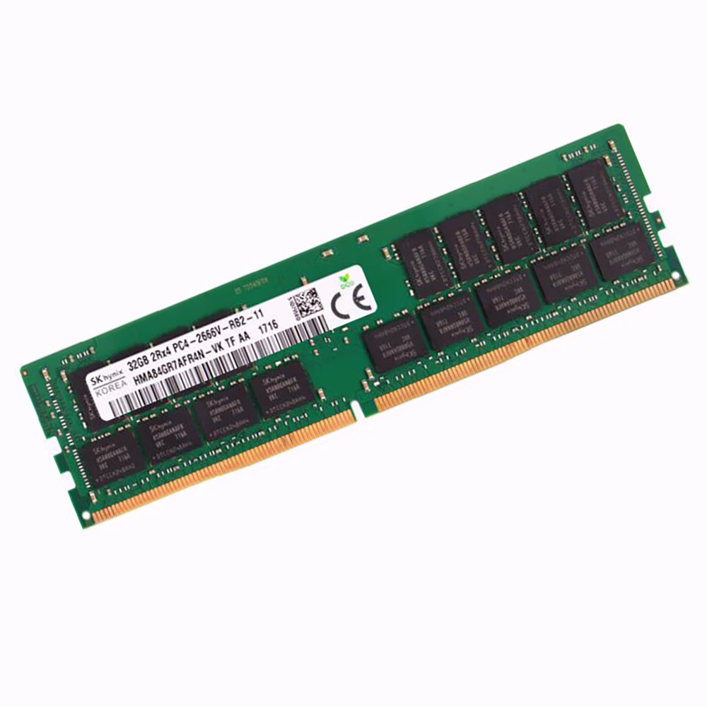 SK Hynix RDIMM PC4-2666V サーバ用 32GB×8枚 SK Hynix 8GB 1Rx8 PC4-2666V-ED2-11 ECC Unbuffered Memory P/N