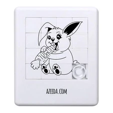 'Rabbit with Carrot' Sliding Puzzle (PZ00040015)