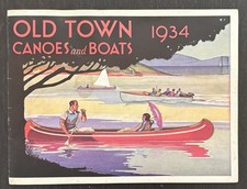 OLD TOWN CANOES & BOATS 1934 CATALOG