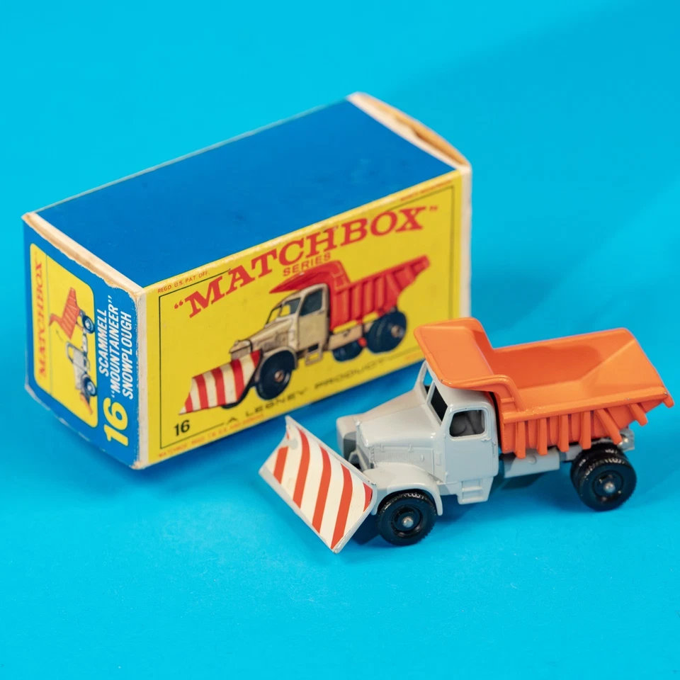 Matchbox Regular Wheels / MB 16 C2 / Scammell Mountaineer Snow Plow / 1964 MIB - Image 4 of 4