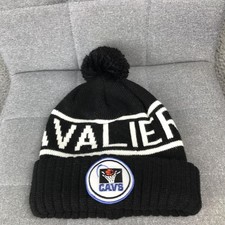 Cleveland Cavaliers Hat Beanie NBA Pom Cuffed Knit Mens Basketball Black White