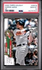 Aaron Judge 2020 Topps Holiday #HW38 SP PSA 10
