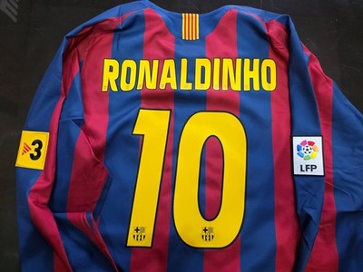 NIKE BARCELONA 05/06 RONALDINHO LS LONG XL HQ1461-471 ORIGINAL