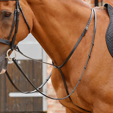 Premier Equine Gressan Standing Martingale Black