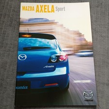 Mazda Axela Sport Catalog Car Brochure Factory Oem Collectible Mazda Axela Sport Catalog Car Brochure Factory Oem Collectible