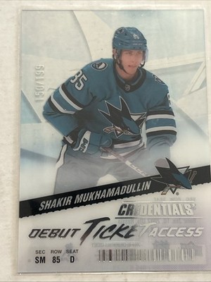 Shakir Mumhamadullin 2024-25 Credentials Debut Ticket Access Clear Cut 150/199