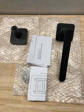 ICO Volkano V71075 Matte Black Wall-Mounted Pivoting Toilet Paper Holder