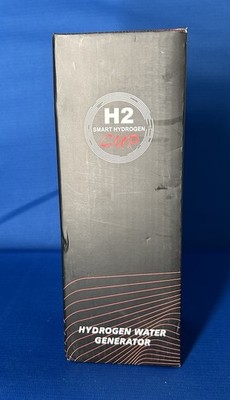 H2 Smart Hydrogen-Rich Water Generator Cup Ionizer Glass Rechargeable NIB