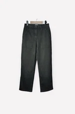 Wilfred Free Aritzia High Waist Straight Leg Utility Jeans Pants Black Size 8 28