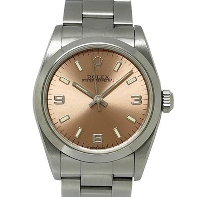 ROLEX Oyster Perpetual 31 67480 Automatic Pink Dial Bracelet Women's Watch