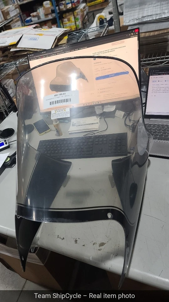 Arctic Cat Bearcat 660 WT 2003 2004 2005 2006 2007 2008 17 Smoke Windshi G1N - Image 2 of 4