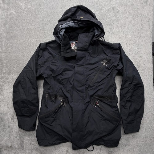 Vans Jacket Mens L Black Hooded Full Zip