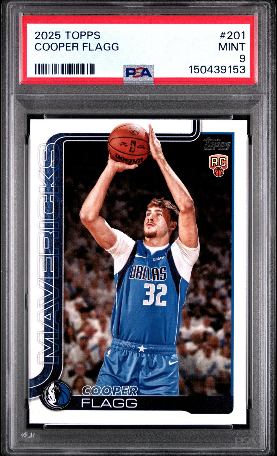 2025 TOPPS #201 COOPER FLAGG PSA 9