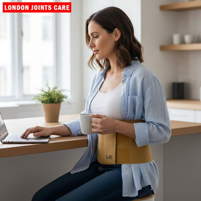Unterer Rücken Stützgürtel Schmerzlinderung Bauch Kompressionsbandage atmungsaktiv NHS UK