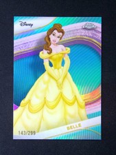 2025 Topps Chrome Disney Belle Teal Refractor /299