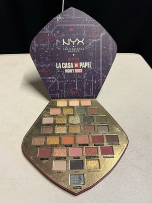 NYX Color Palette 32 Eyeshadow Pressed Pigment La Casa De Papel Money Heist