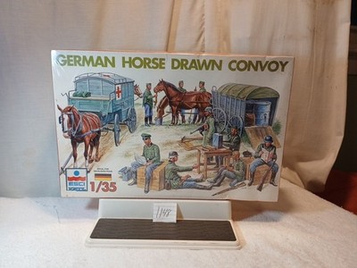 ESCI  WW-II German Horse Drawn Convoy 1/35 Model Kit Set #5047 Open Sealed Sprue