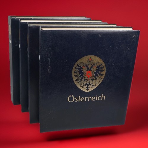 ÖSTERREICH 1850-2000 SAMMLUNG VON 4050+ BRIEFMARKEN POSTFRISCH & GEBRAUCHT GELAGERT IN 4 DAVO ALBEN