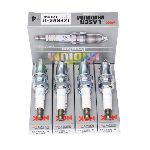 NGK Laser Iridium Spark Plugs 4 Pack IZFR6K11 For Honda Accord Civic CRV Acura - Picture 8 of 8