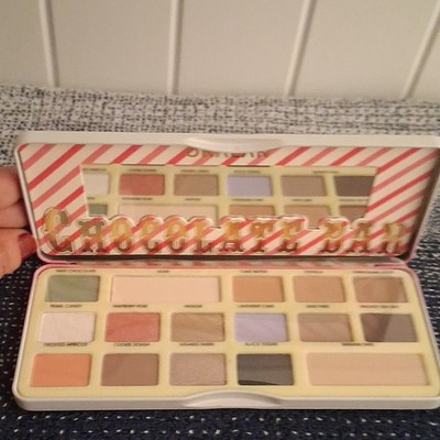 Okalan Chocolate Bar Eyeshadow Palette Pressed Powder Mint Raspberry Lavender