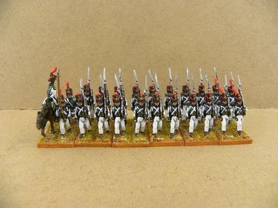 15mm Napoleonic Painted Saxons Fus Btln Sax001