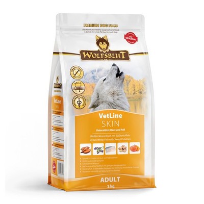 Wolfsblut VetLine Skin & Coat 2 kg | Trockenfutter für Hunde | Haut | Fell