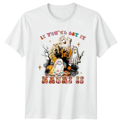 If Youve Got It Haunt Damen T-Shirt Hippie Boho Halloween Halloween