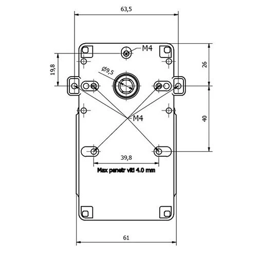 MOTORIDUTTORE KENTA STUFA PELLET ANSELMO COLA BLITZ CHARME FOCUS GLOBAL COD.2083 - Immagine 4 di 4