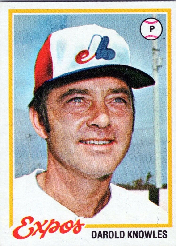 1978 Topps #414 Darold Knowles Montreal Expos EX